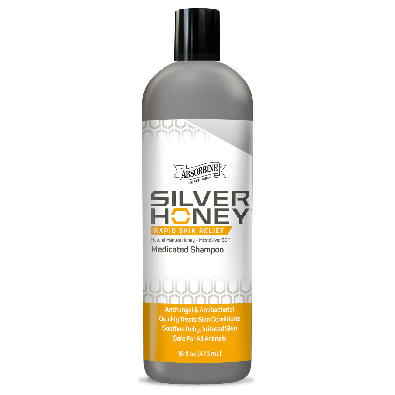 ヘトロジェニティ　Raw Face/Blasted Silver Rapid Skin Relief Medicated Shampoo – Silver Honey Products