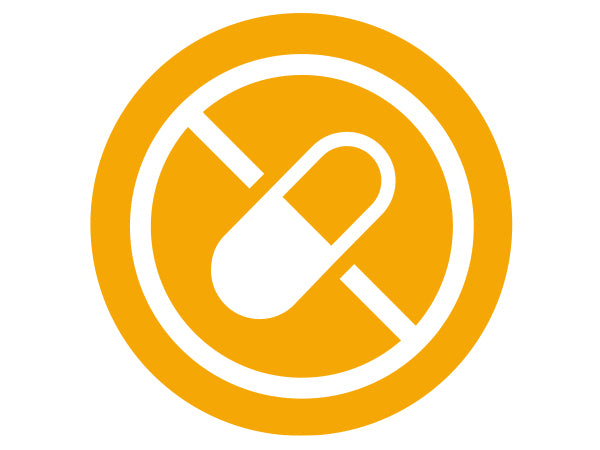 No antibiotics or steroids