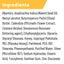 Silver honey hot spot ointment ingredients label.