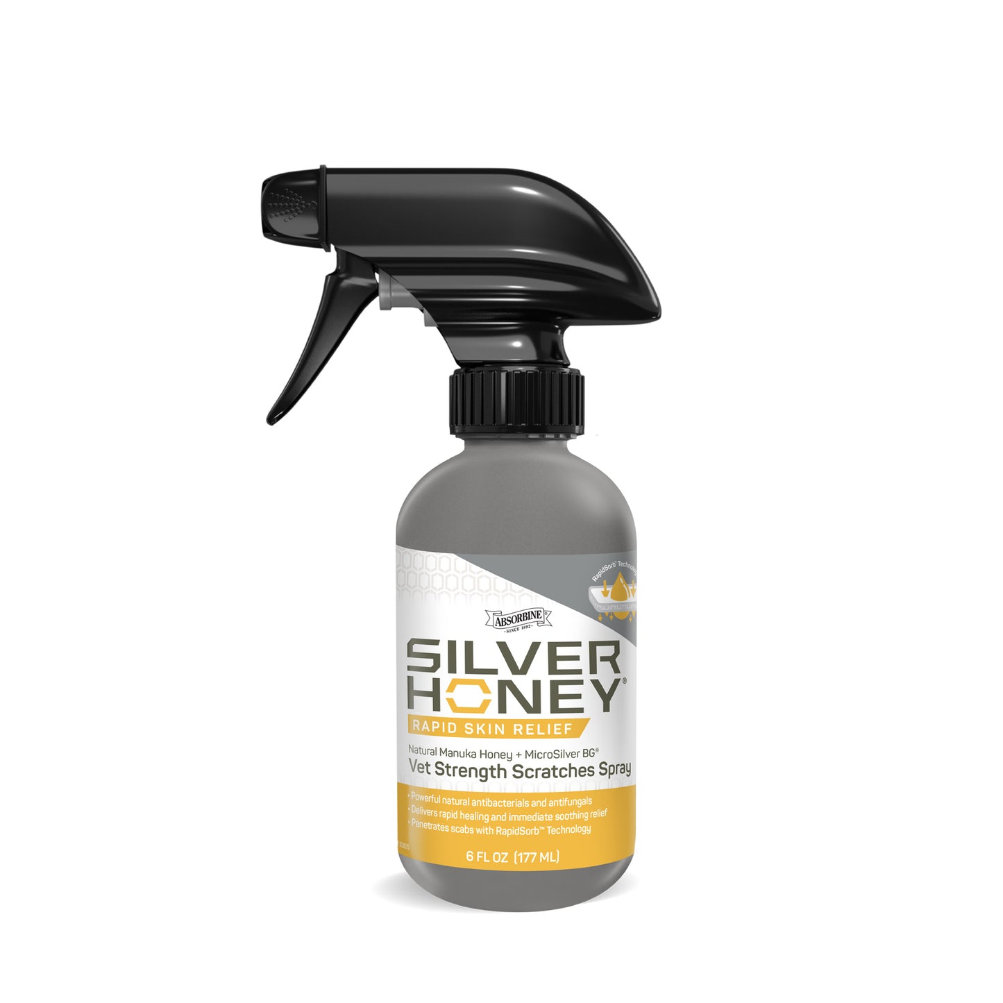Silver Honey® Rapid Skin Relief Vet Strength Scratches Spray
